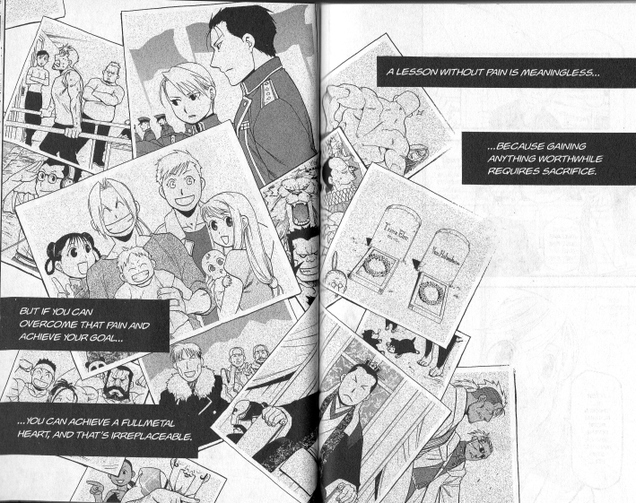 Final pages of the FMA manga.